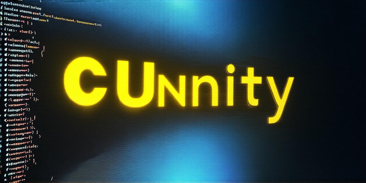 Is Unity built with C?