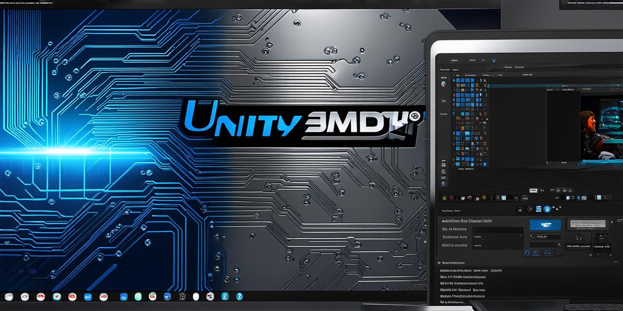 What is the gigabyte storage requirement for Unity?